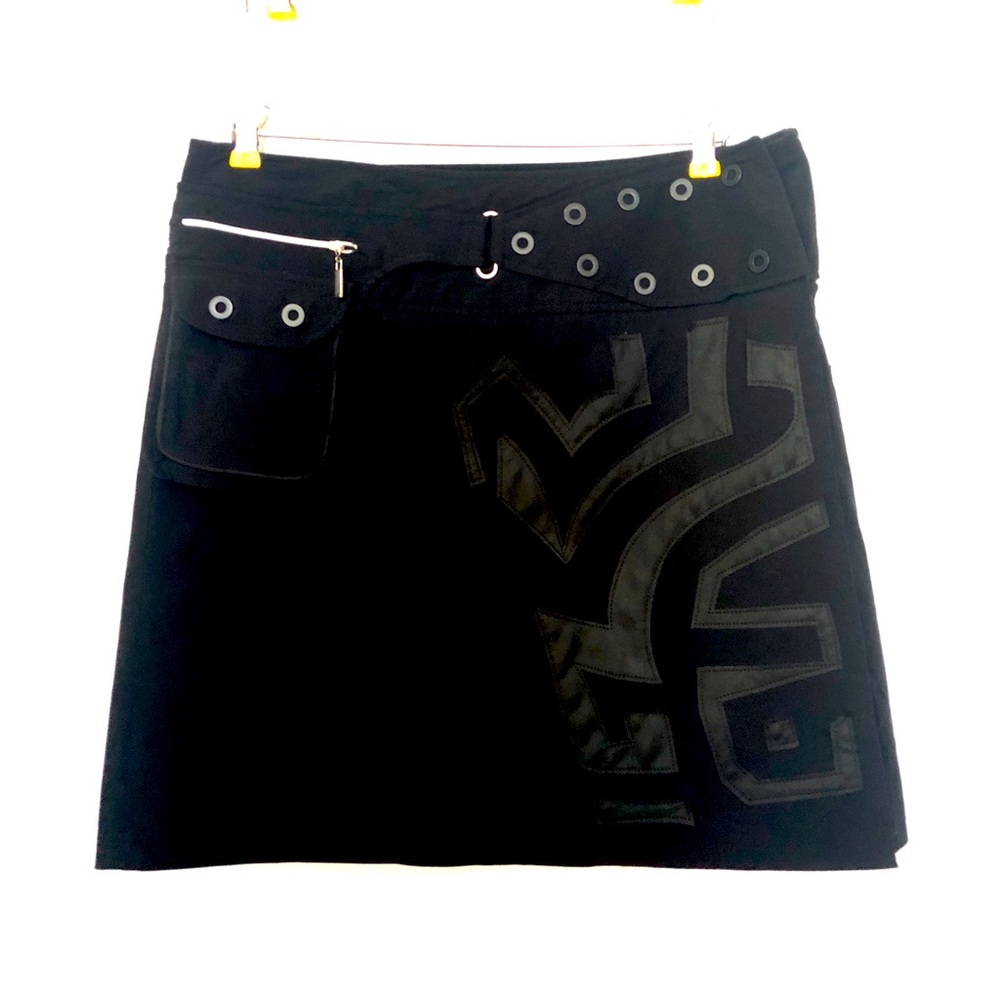 Jamie Sadock skirt athletic golf tennis hiking in black 3D pocket adjustable